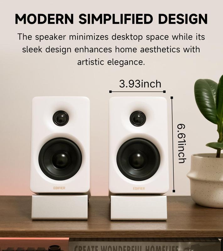 Alto-falante multimídia Edifier M60 Bluetooth 5.3 66W RMS Branco